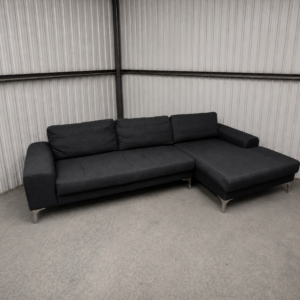 Large Dark Grey Corner Sofa